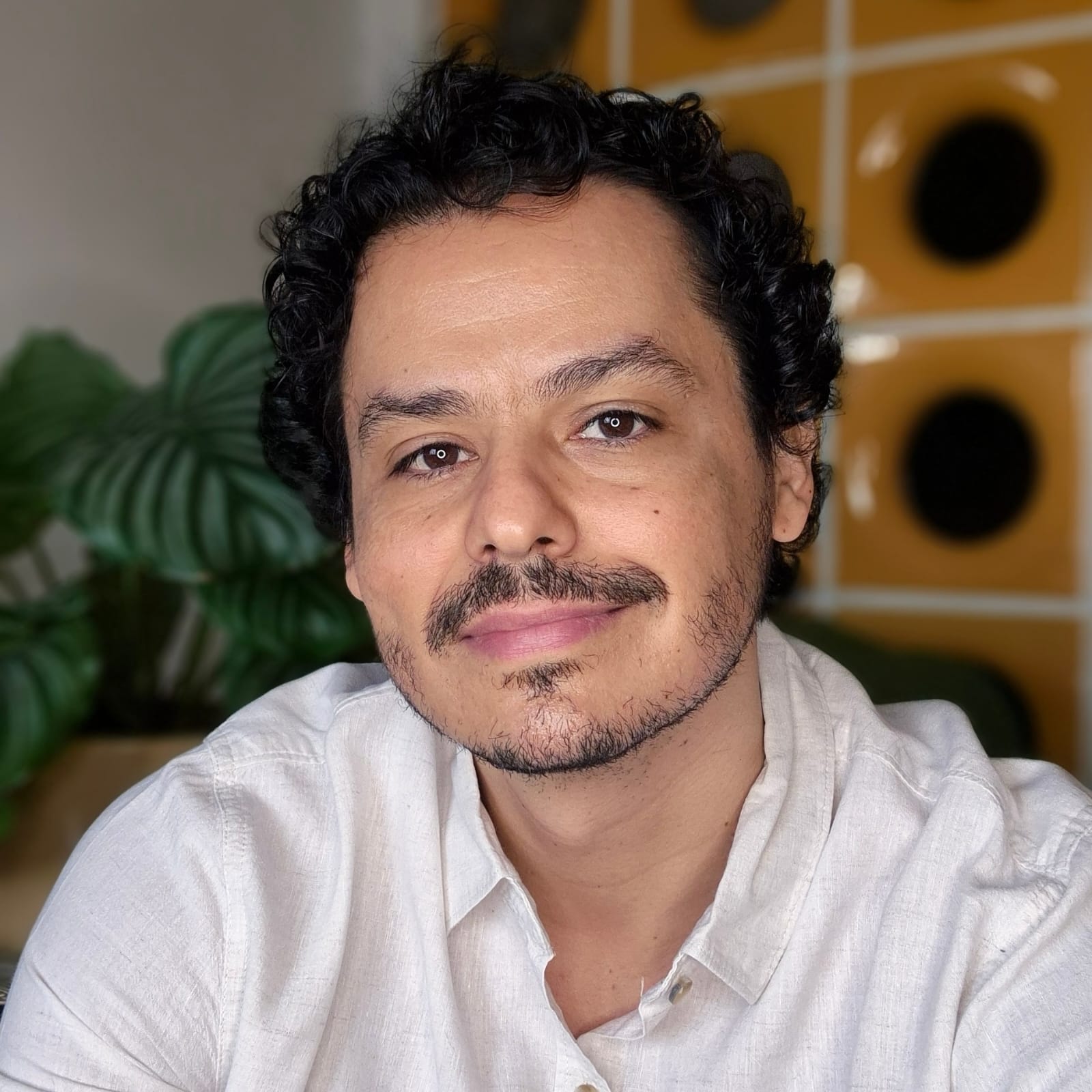 Psicanalista em seu consultório em São Paulo